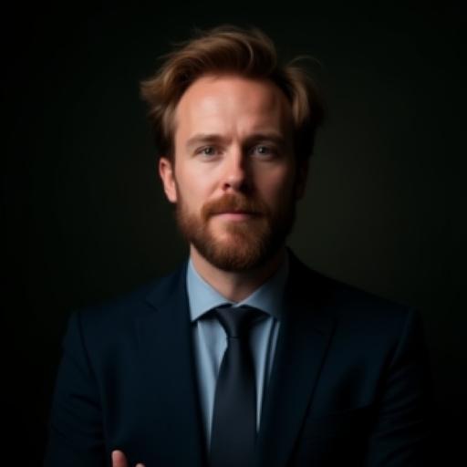 Professionellt porträtt av Johan Lindholm.